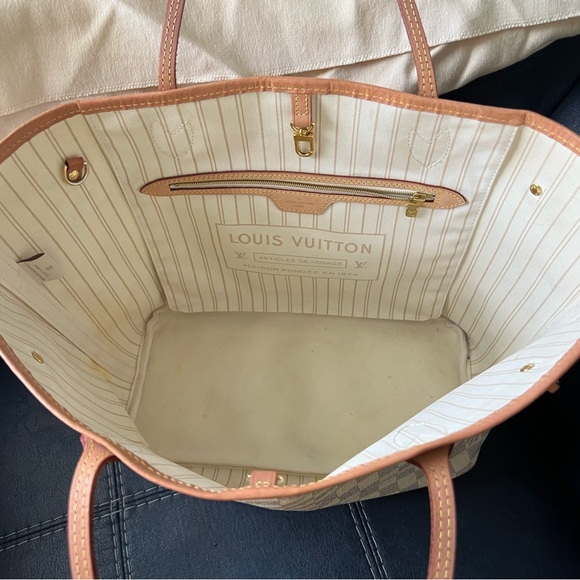 Authentic Louis Vuitton Damier Neverfull MM - Picture 2 of 10